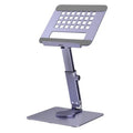 Aluminum Tablet Stand 360°Rotating Folding Adjustable Desk Holder Mount Riser for iPad Pro Air 4 Mini 12.9 4-14 Inch Xiaomi Tab jooo