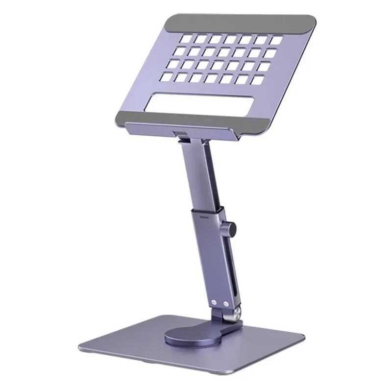 Aluminum Tablet Stand 360°Rotating Folding Adjustable Desk Holder Mount Riser for iPad Pro Air 4 Mini 12.9 4-14 Inch Xiaomi Tab jooo